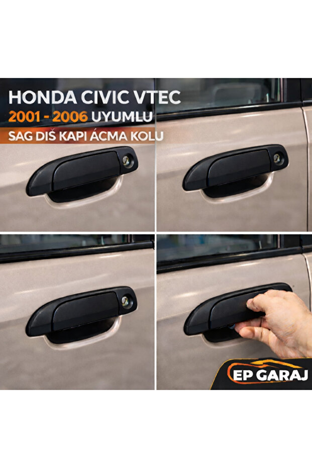 Honda Civic Vtec 2001-2006 Model Compatible Right Front Exterior Door Opening Handle
