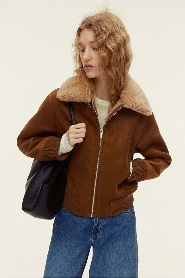 Teddy-collared jacket - 2