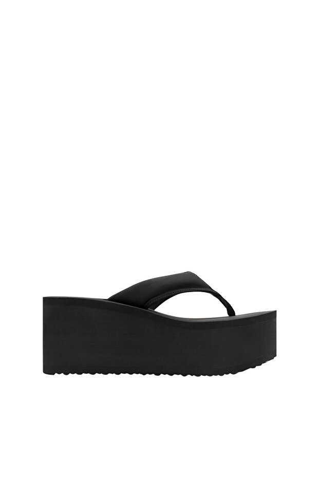 Dolgu topuklu sandalet - 2