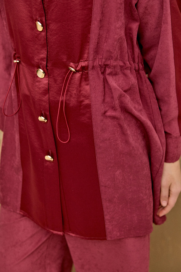 Düğmeli Lyocell Tunik - 5