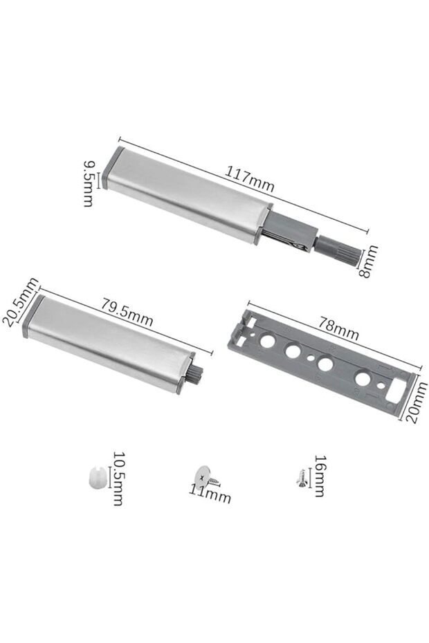 10 Pieces Push To Open Door Catches Heavy Duty Magnetic System