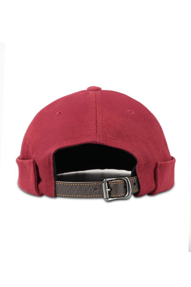Burgundy Docker Hat - 6