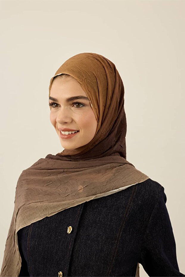 شال أيا كراش بنمط متدرج الألوان - 1