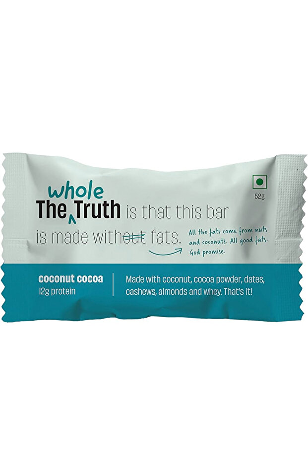 Protein Bar Cocoa Coconut Raw Wholefood (52g)