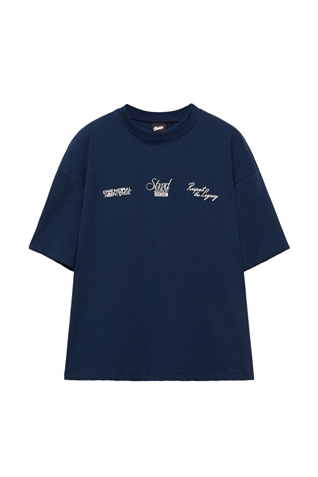 Mavi STWD grafik tişört - 3