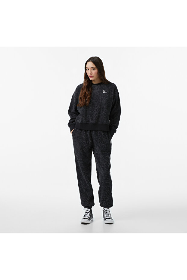 Kadın Siyah Sweatshirt - 3