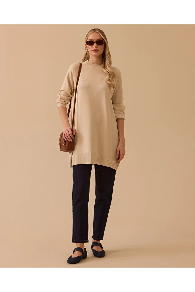 Örme Basic Triko Tunik - 1