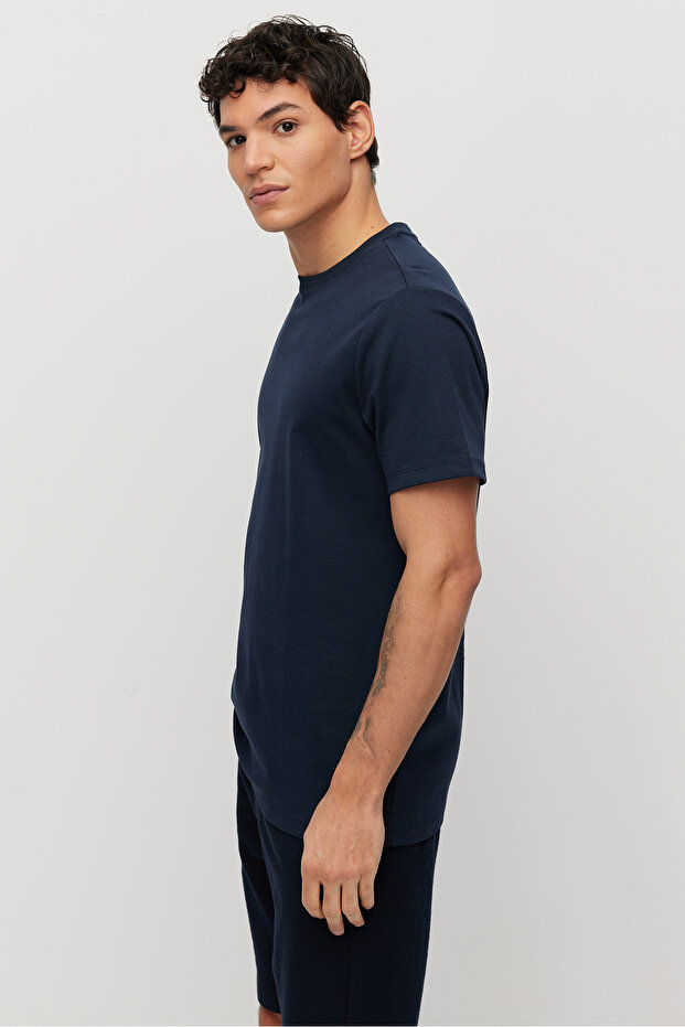 Tricou basic cu guler rotund pentru bărbați - 5