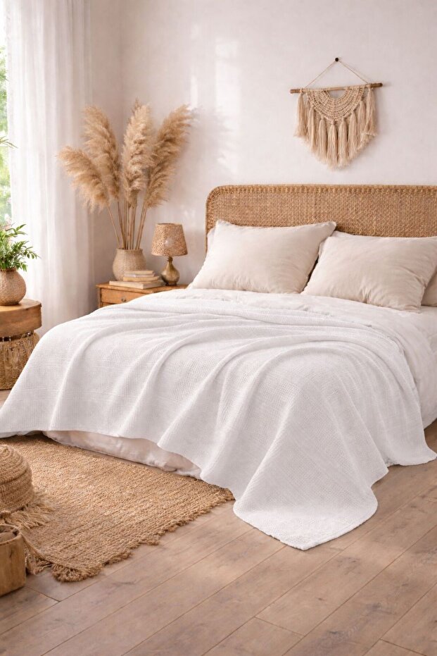 Sima 100% Cotton Jacquard 220X230Cm Double Piqué