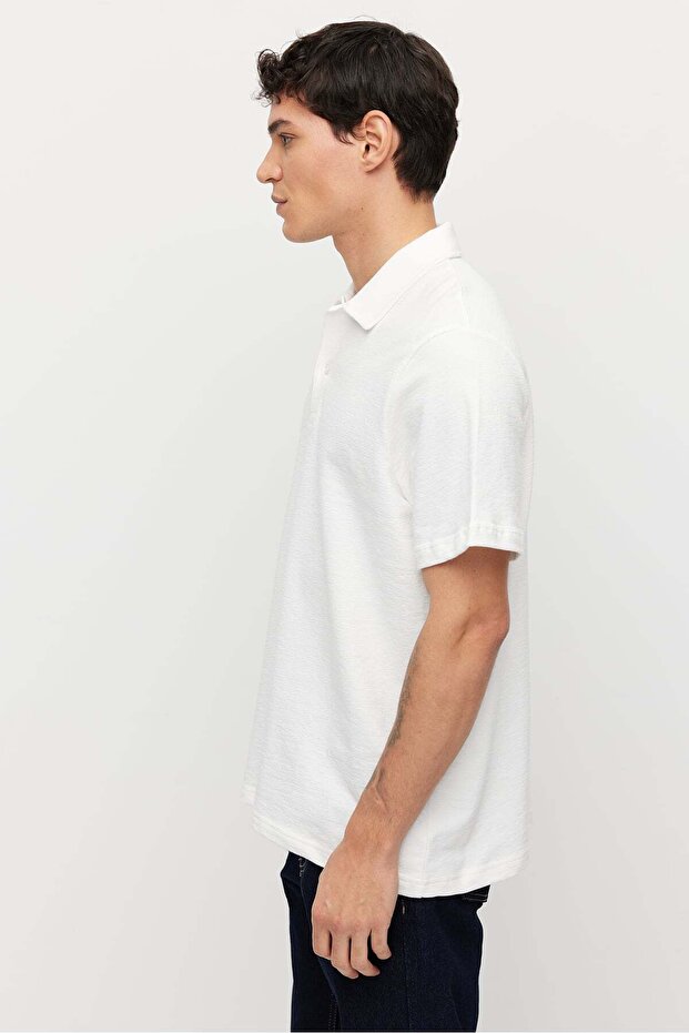 Men's Polo Neck Basic T-shirt - 5