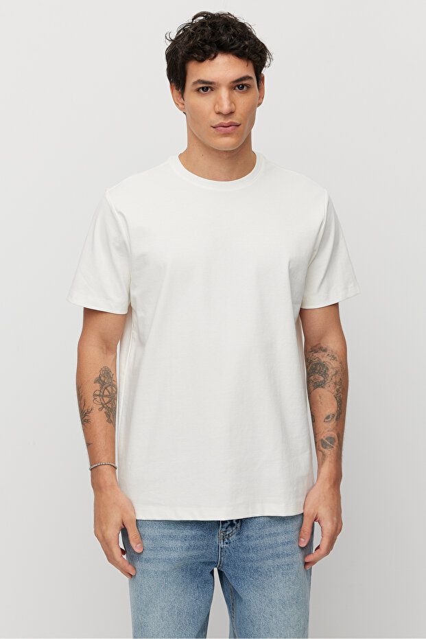 Erkek Bisiklet Yaka Basic T-shirt - 2