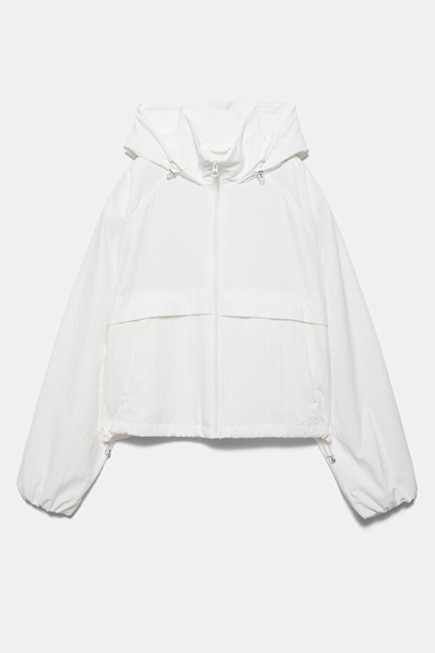 Kapüşonlu hafif ceket - 6