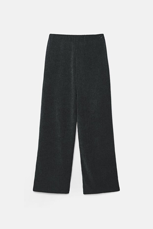 Düz bambul pantolon - 6