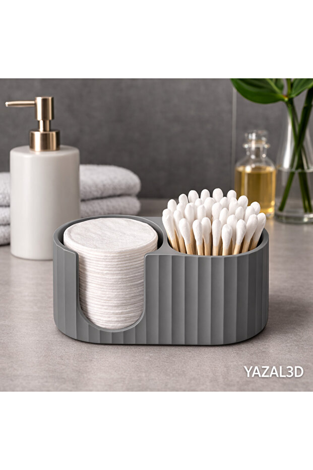 Cotton and Ear Swab Organizer, Bathroom Organizer Cotton Pieces