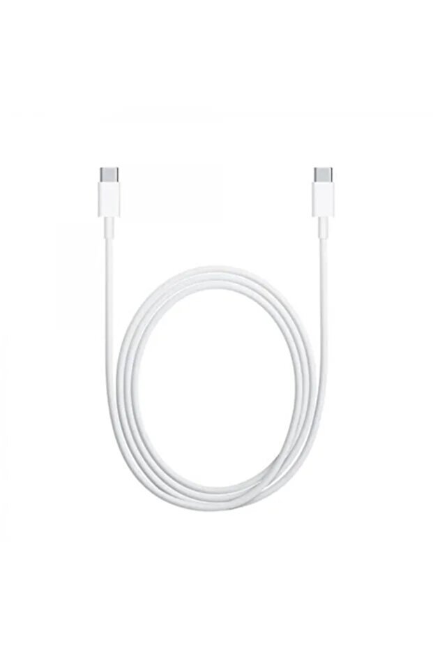 (Apple) كابل شحن USB-C منسوج أبيض 1 متر