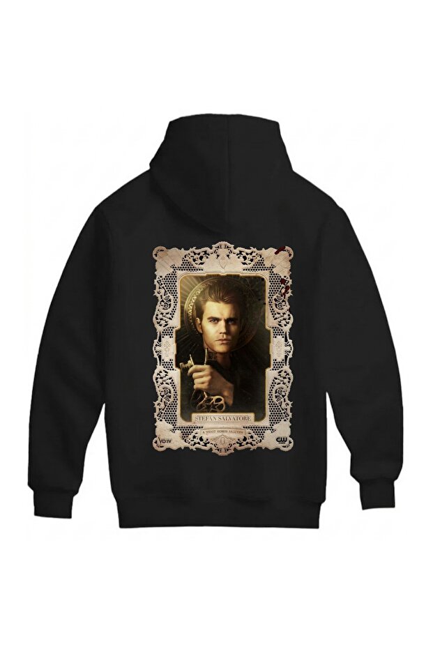 The Vampire Diaries Unisex Oversized %100 Cotton Pack Sweatshirt