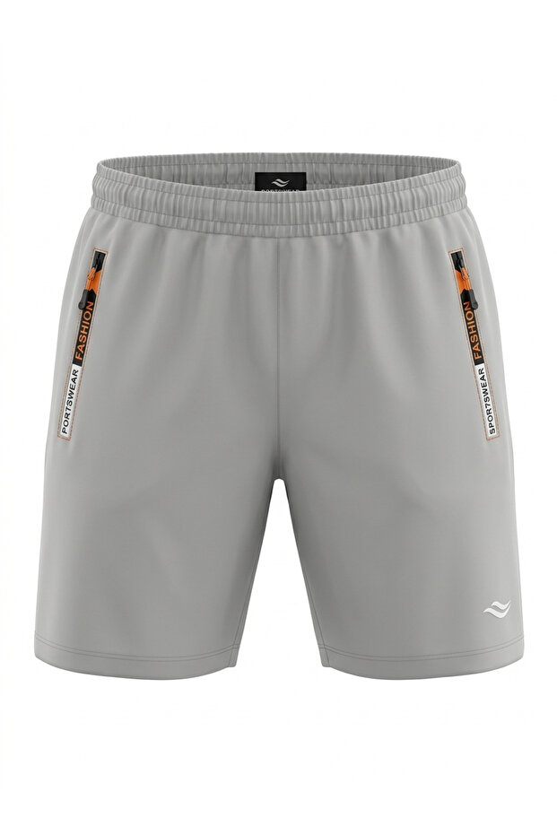 Men's Gray 4041 Men's Swim Shorts Swimsuit 4041-14