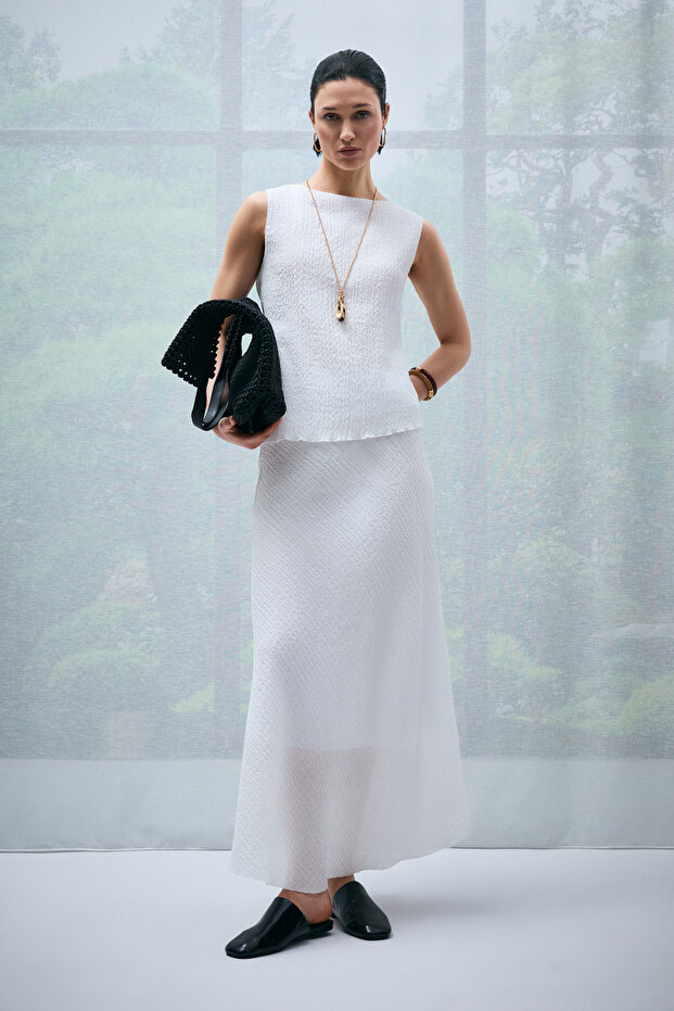 Rona Kadın Bluz Beyaz - 2