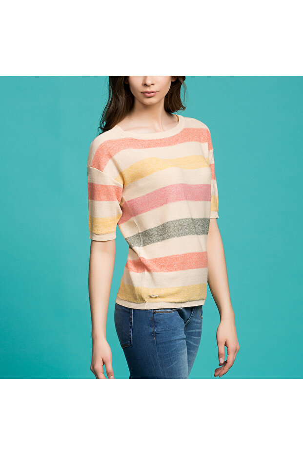 Kadın Renkli Triko - 3