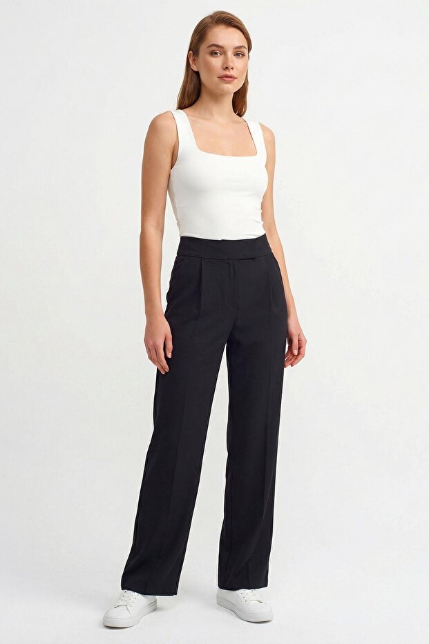 Black Velcro Pants 8410A - 1