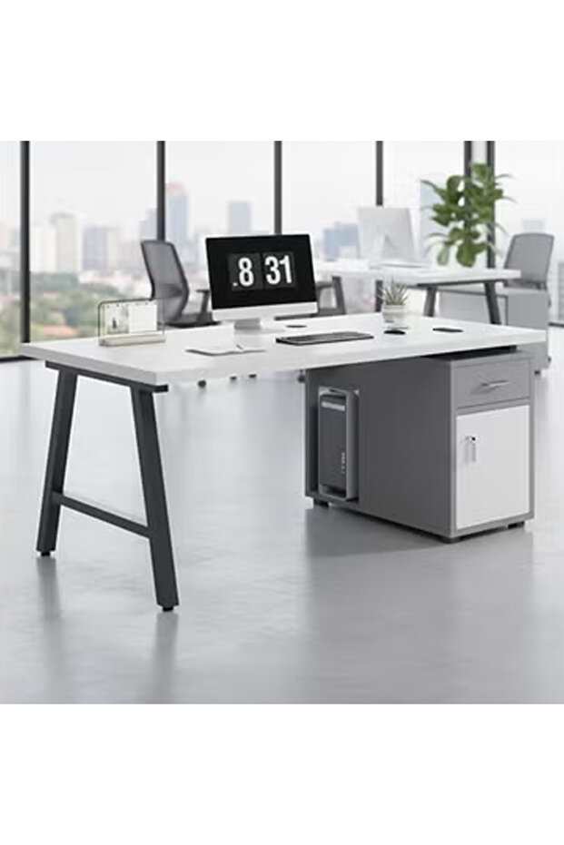 Executive Office Desk and Multifunction Computer Table - 3