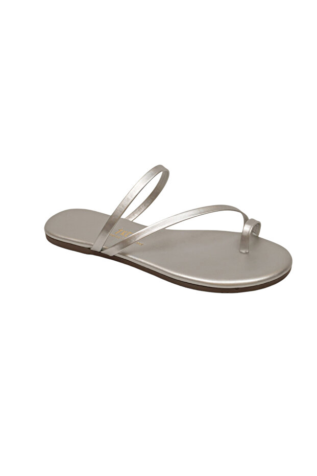 Women's Classic Silver Finger Ring Stylish Daily Wear Slipper
