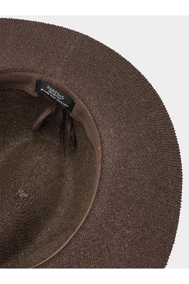 Kadın Kemer Detaylı Örme Şapka - 5