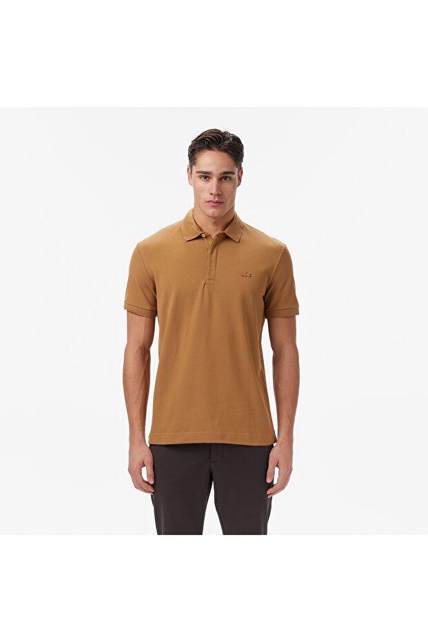 Men's Regular Fit Light Brown Paris Polo