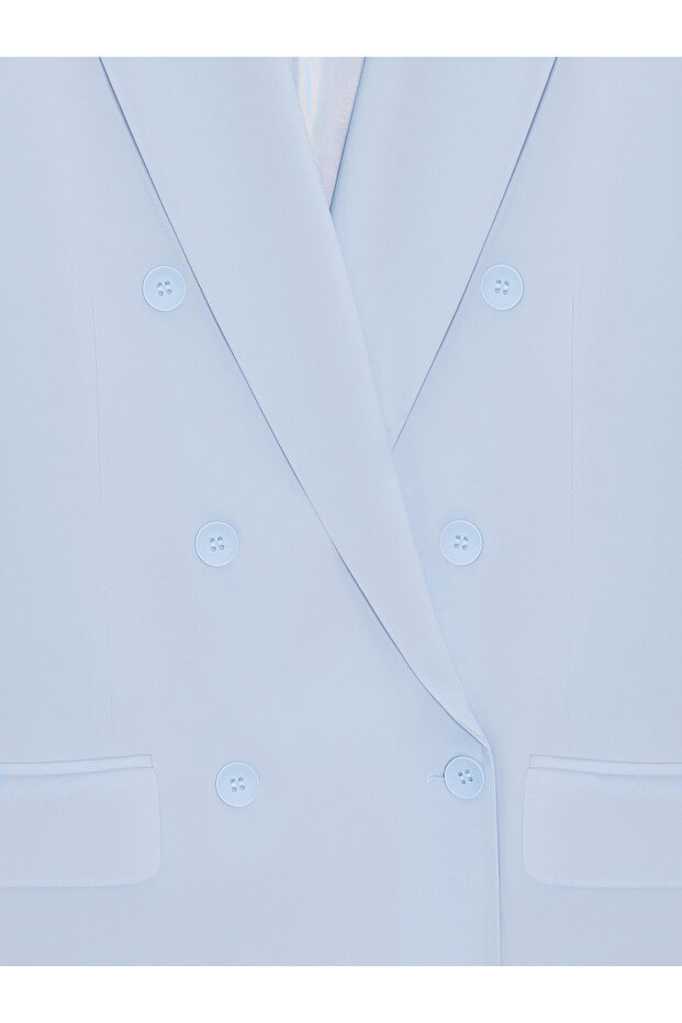 60794 Blazer Ceket-Mavi - 7