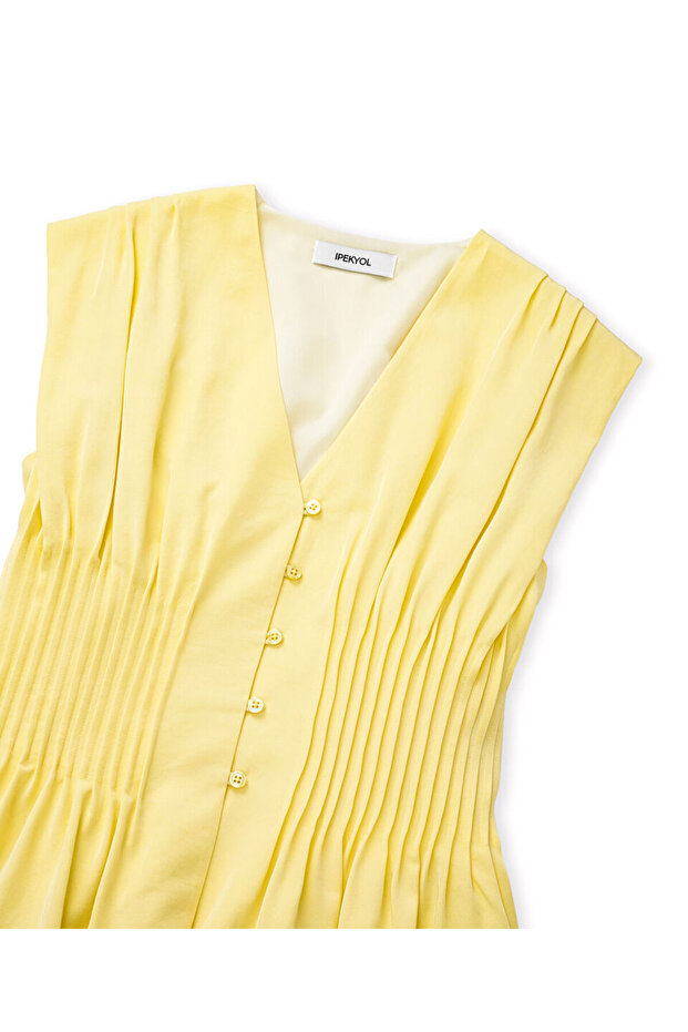 Nervürlü peplum bluz - 2