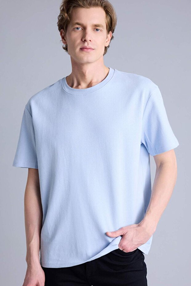 100% Cotton Regular Fit Crew Neck Short Sleeve T-Shirt G8108Ax26Sm