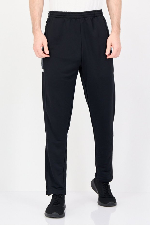 Men Sportswear Fit Brand Logo Training Sweatpants, Black