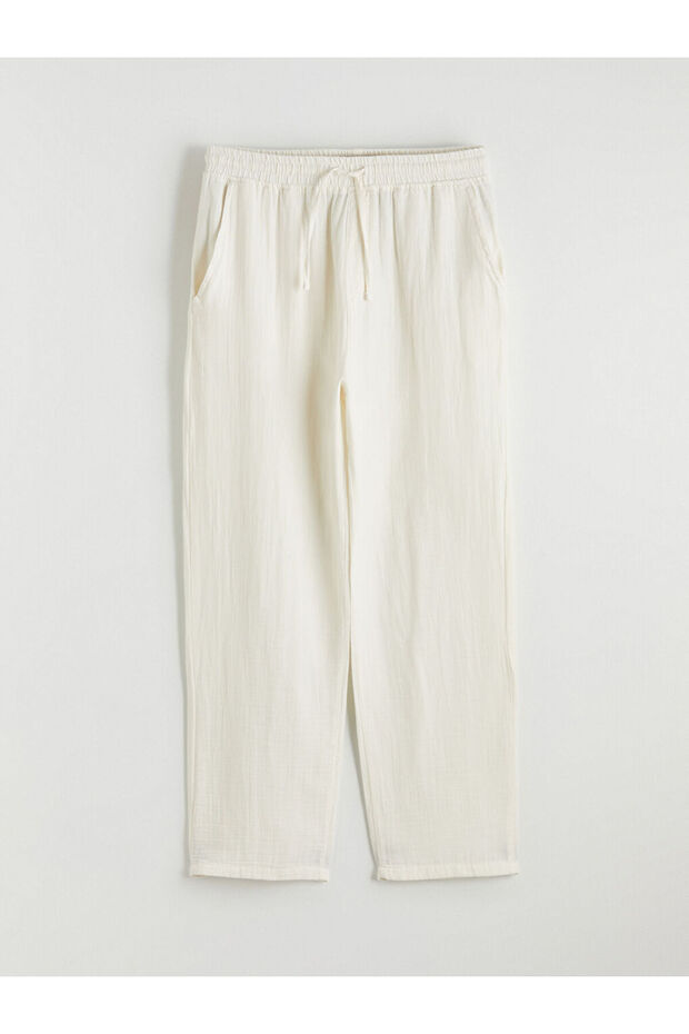 Shining Store Presents Glittering Choices: Comfortable Fit Muslin Men's Textured Pants