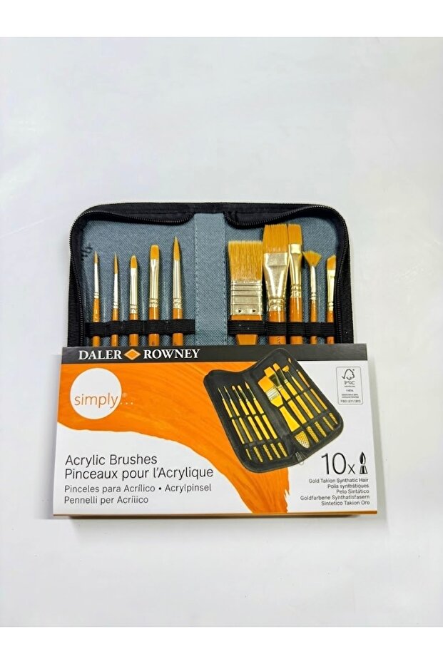 Simply Bag Piece Brush Set 10 Pieces