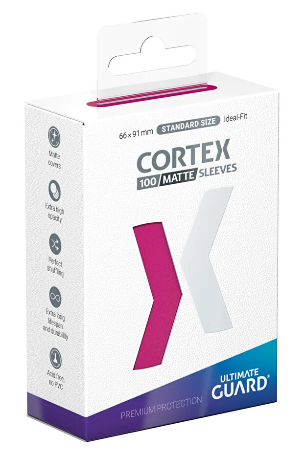 Manșoane Cortex Matte Standard Size 100 Roz - 1
