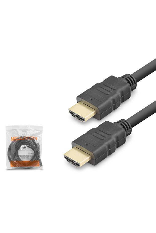 كابل HDMI طراز ND4004 بقطر خارجي 7.0 مم وطول 10 متر باللون الأسود