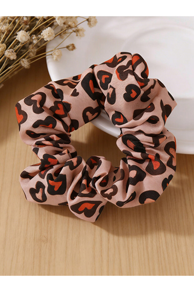 Leopard Print Scrunchie - 2