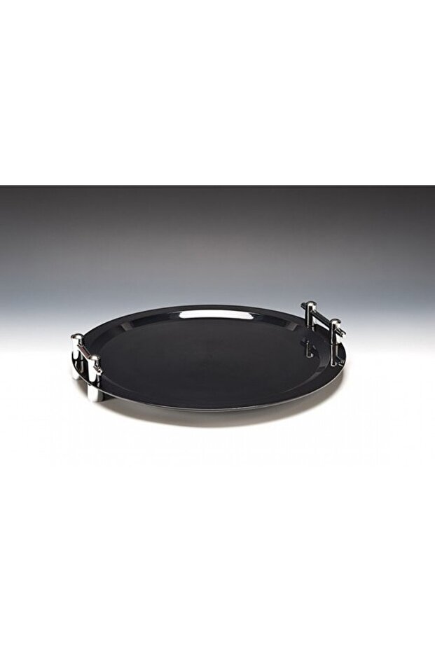 Round Presentation Tray with Handles