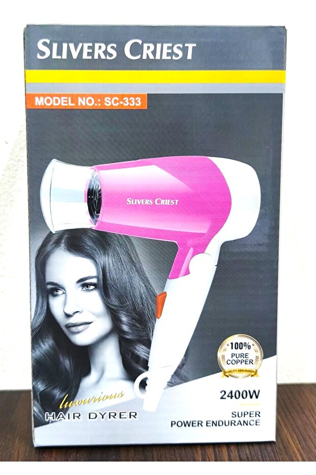 Hair Dryer Folding type Handheld 2400 watt super power Endurance one switch ideal for travel/ home
