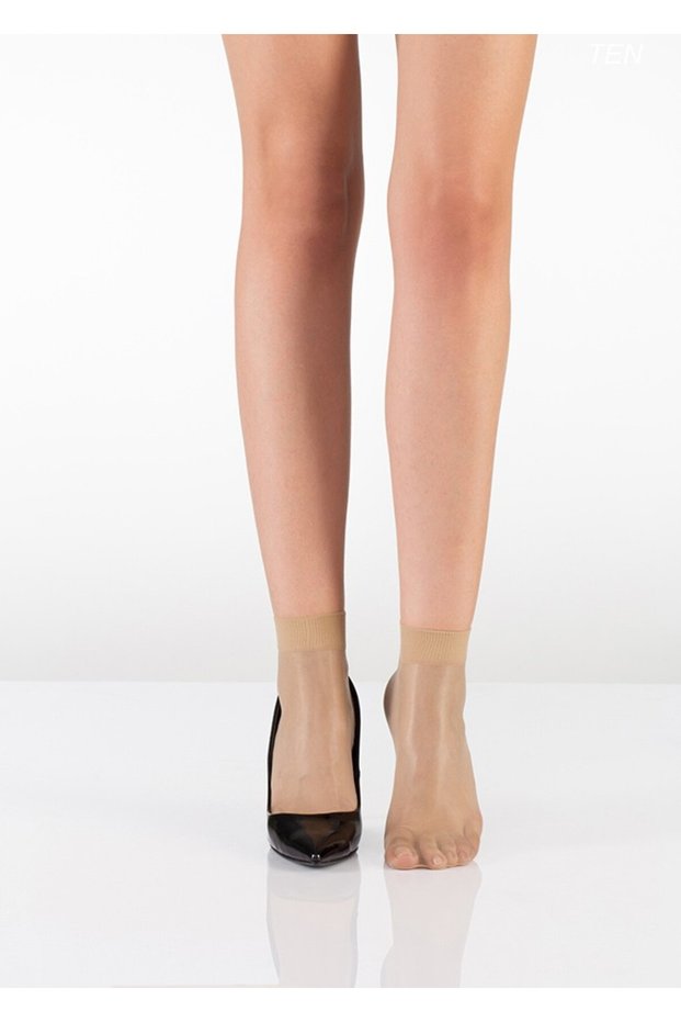 Women's Skin-Colored Toeless Socks