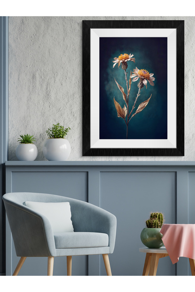 Dried Daisy Single Piece Mdf Table - 3