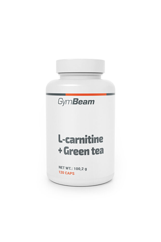 GymBeam L-Carnitină + Ceai verde, 120 capsule