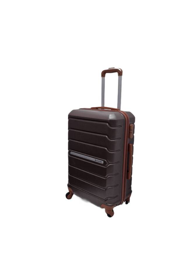 Valize plastic 1ps Bronz L - 2