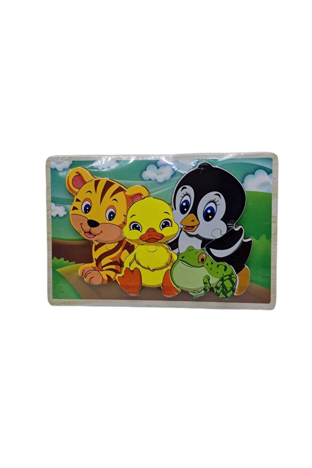 Puzzle Lemn Animale - 1