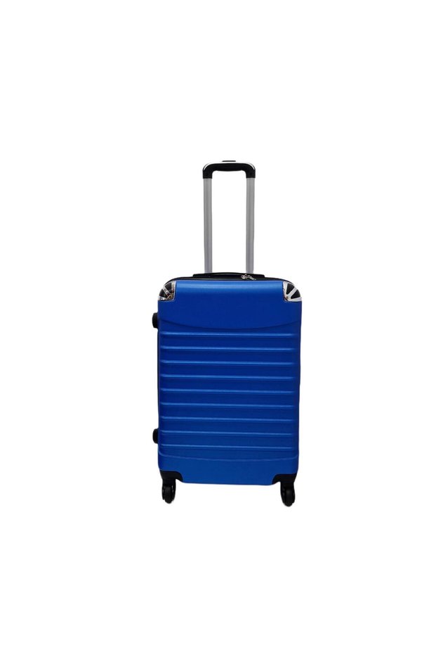 Valize plastic 1ps Albastre M