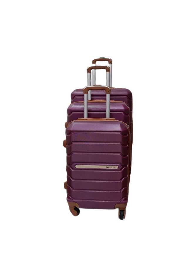 Valize, plastic 3/set mov