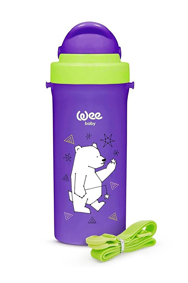 Glass with Straw 300 ml - Lilac