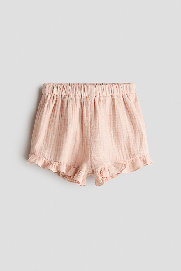 Pamuklu Muslin Şort - 3