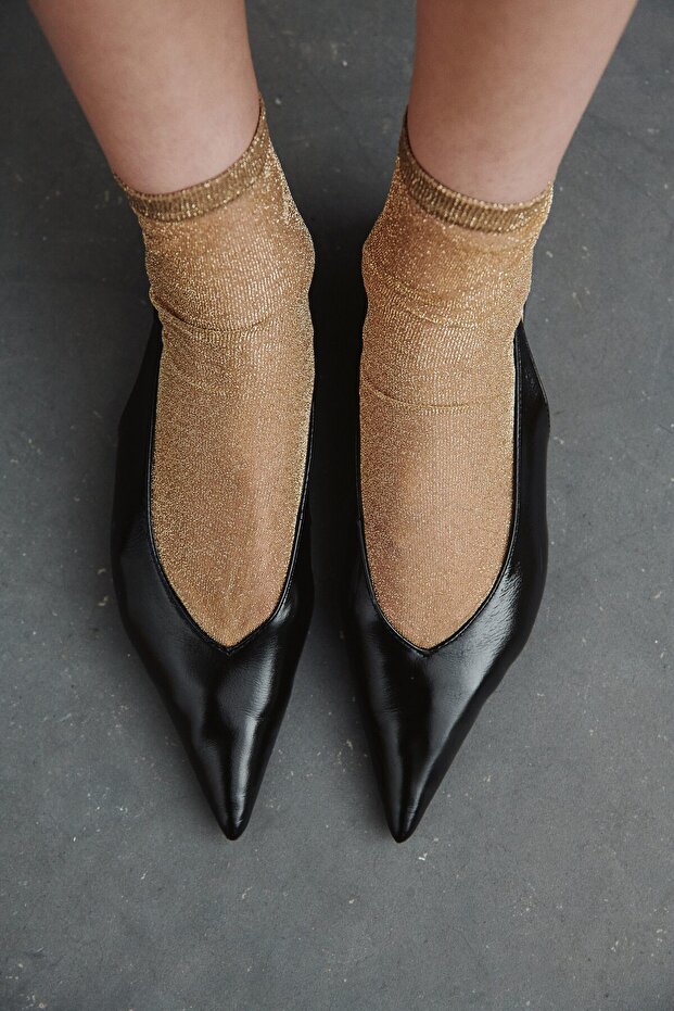 Simli İnce Çorap - 5