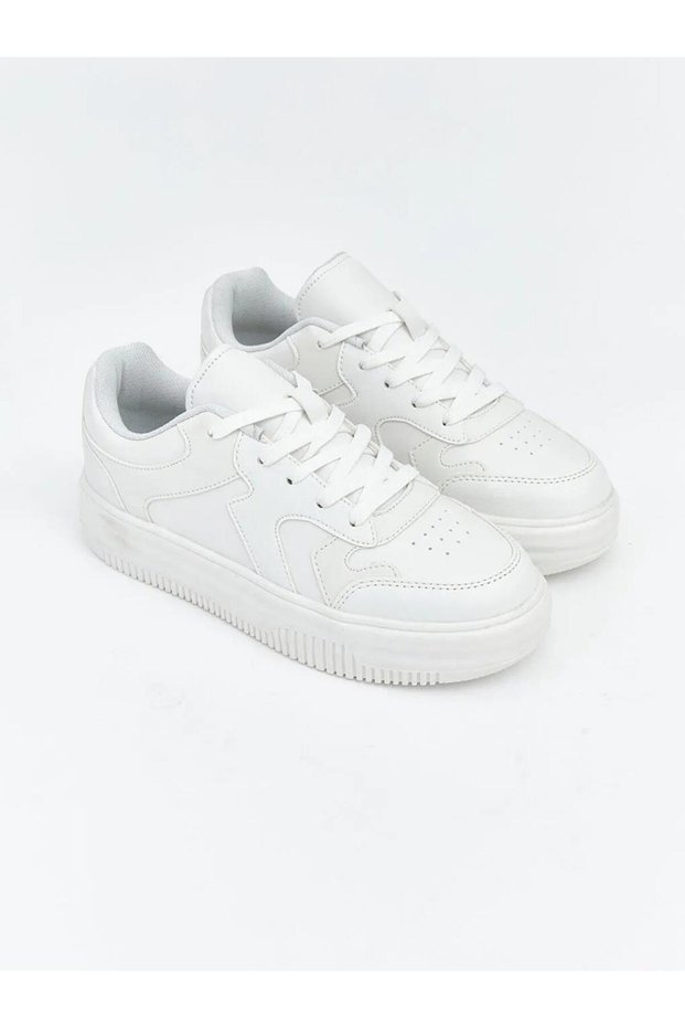 Leather Look Girls' Sports Shoes (S6)